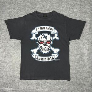 Vtg 1998 WWF STONE COLD STEVE AUSTIN 3:16 Shirt L CHANGES Tag Single Stitch